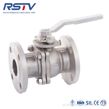 2PC Stainless/Baja Karbon Floating Flange Ball Valve